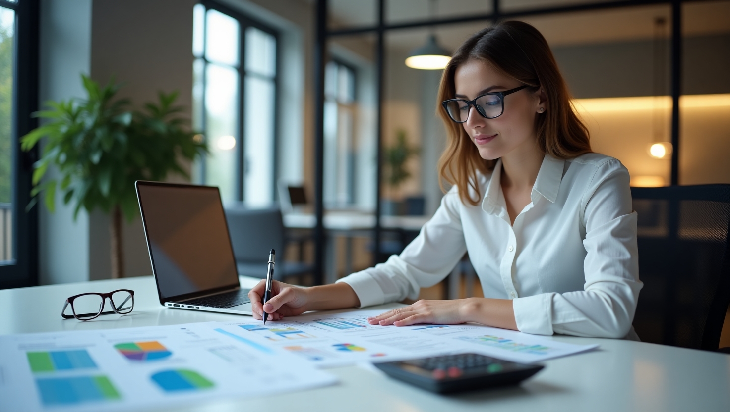 Équipe comptable professionnelle